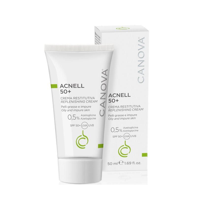 Gel Crema Canova Acnell 50+ per la Cura della Pelle - 50ml