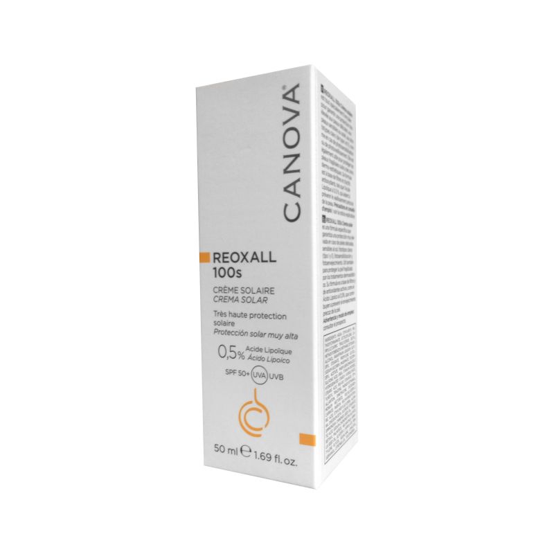 Crema Solare Canova Reoxall SPF 50 - Protezione Alta, 50ml