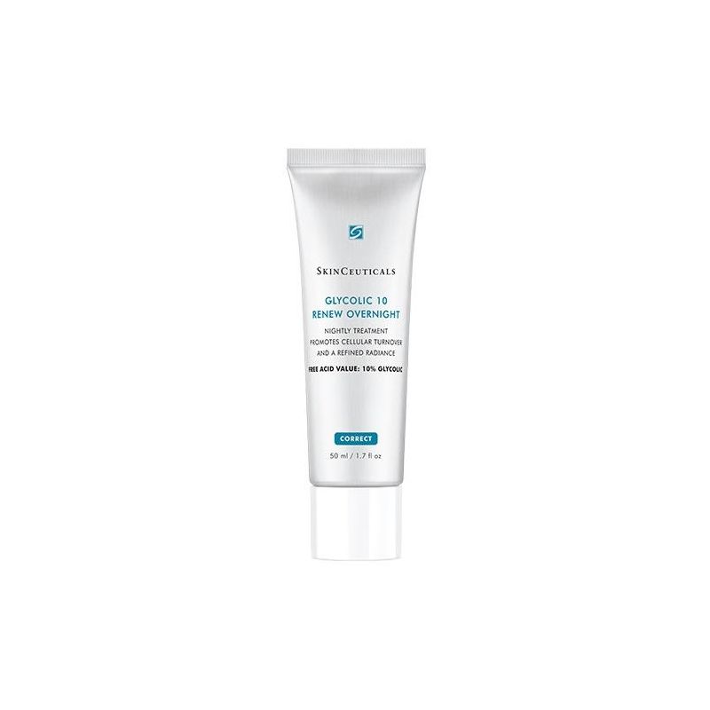 Crema Viso Notte con Acido Glicolico 10% SkinCeuticals, 50 ml