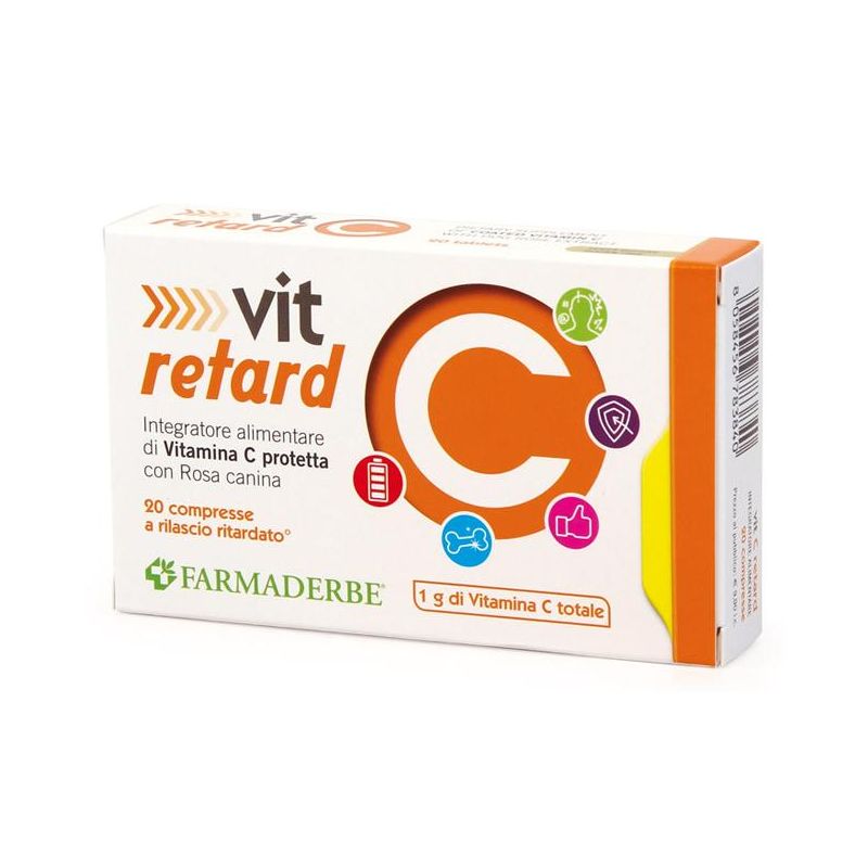 Vitamina C a Rilascio Prolungato - 20 Compresse