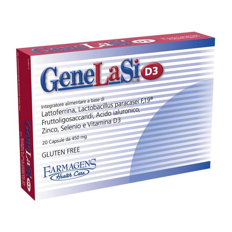 Genelasi Vitamina D3 - 20 Capsule da 450mg