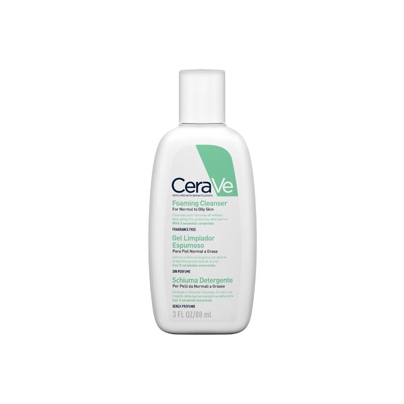 CeraVe Schiuma Detergente Seboregolatrice per Pelle Grassa - 88 ml