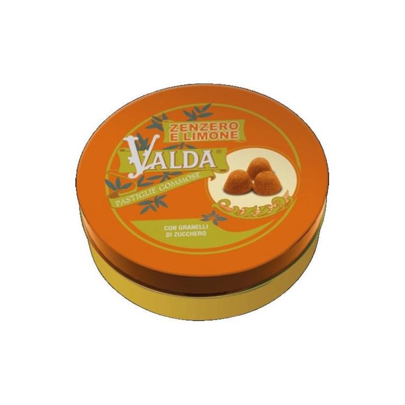 Pastiglie Gommose Zenzero e Limone Valda - 50g
