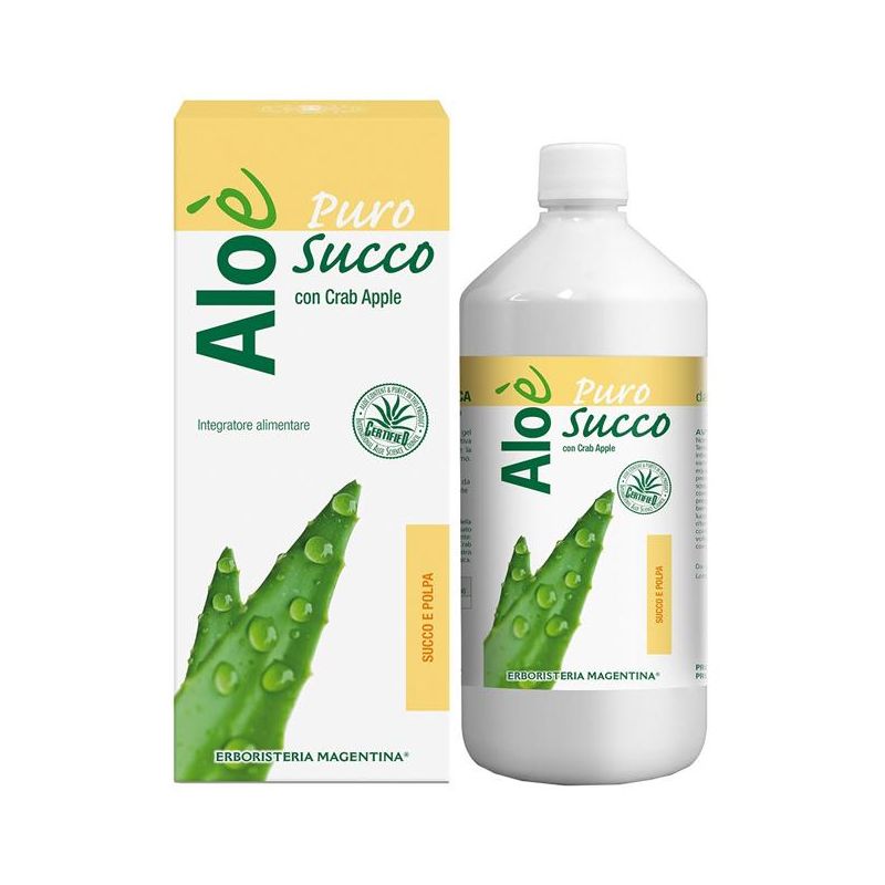 Puro Succo e Polpa di Aloe Vera - 1 Litro