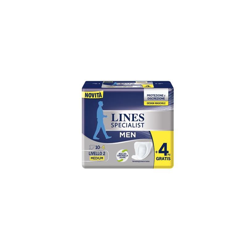 Specialist Men's Absorbent Pads Level 2 - Confezione da 14 pezzi