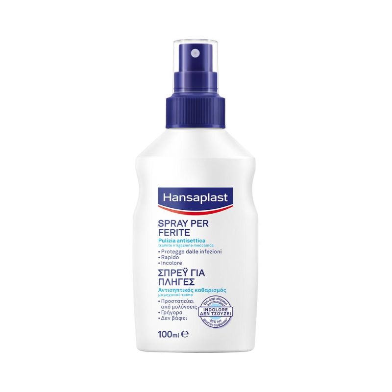Hansaplast Spray per Trattamento Ferite, 100ml