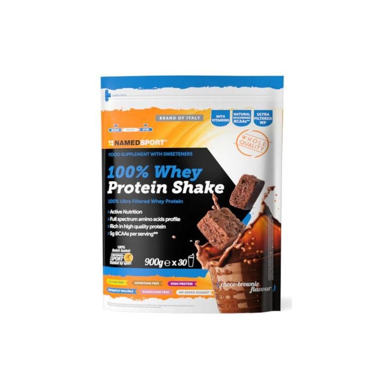 Named Sport 100% Pure Whey Protein Shake - Choco Brownie Flavor, 900g