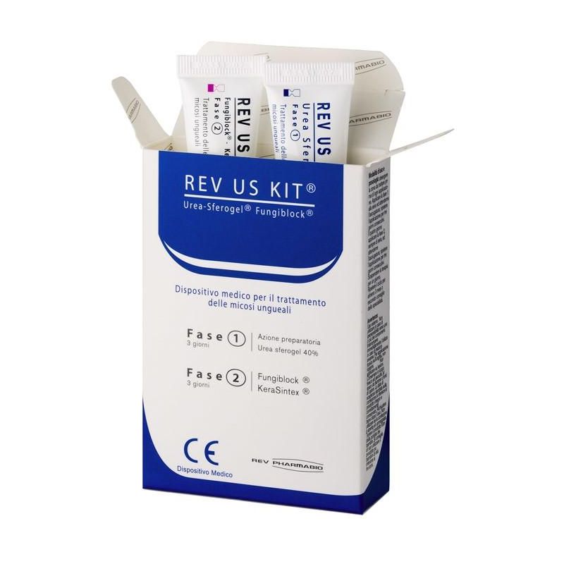 Rev Us Kit per Unghie Fase 1 e 2 - Smalto 15ml