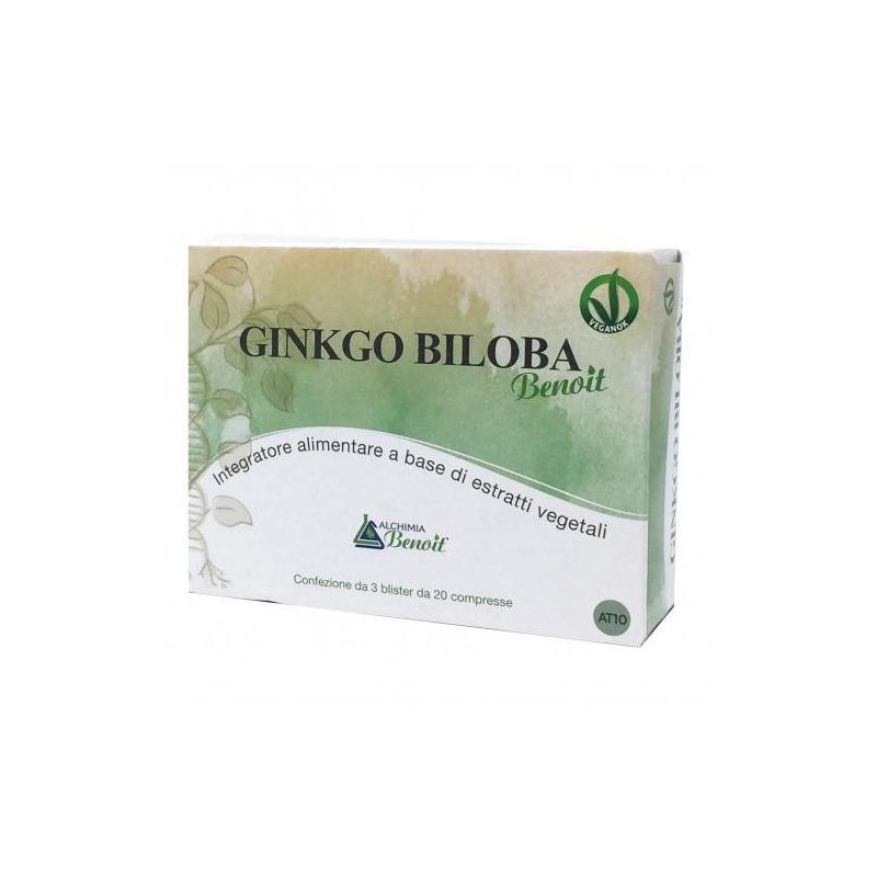 Benoit Ginkgo Biloba Supplemento Salutare - 60 Compresse