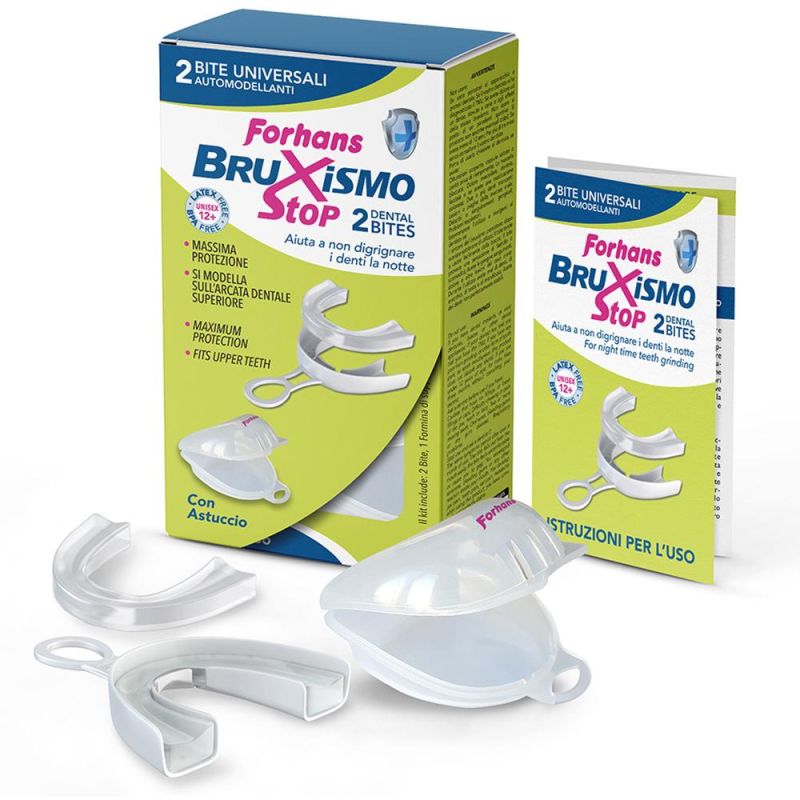 Forhans Stop Bite Universale - Dispositivo Automodellante per Bruxismo