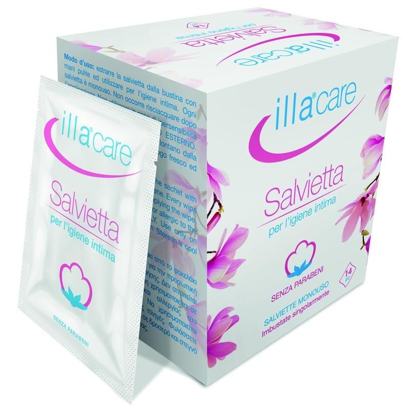 Illa Care Salviette Intime - Confezione da 14 Pezzi