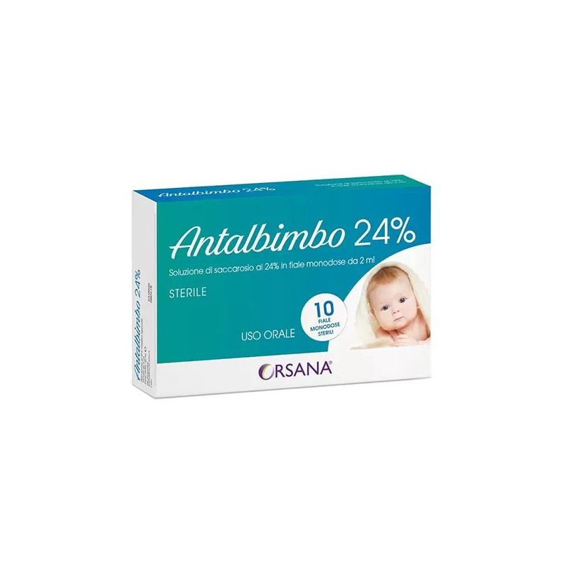 Antalbimbo 24% Sterile - Soluzione Orala per Bambini, 10x2ml