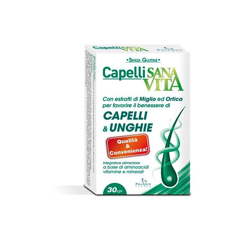 Sanavita Rinforzante per Capelli e Unghie - 30 Compresse