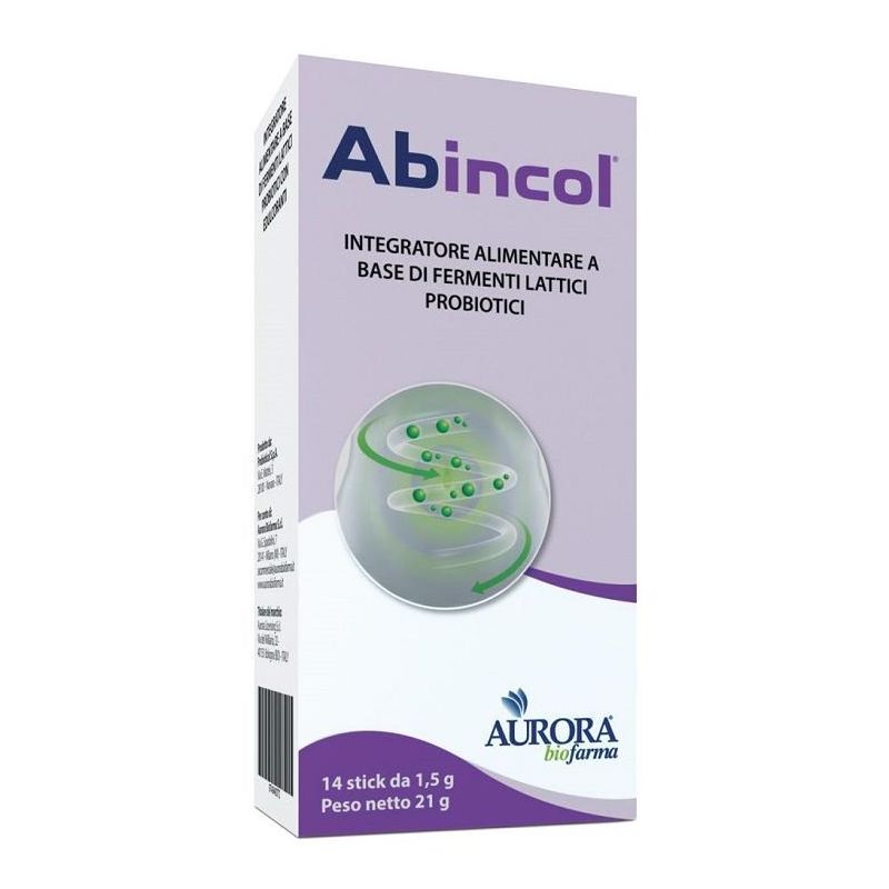 Abincol 14 Stick Orosolubili per Digestione Facile