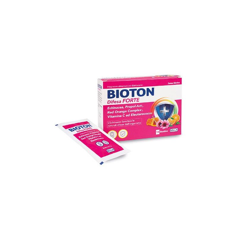 Bioton Difesa Forte - Rinforzo Immunitario, 12 Bustine