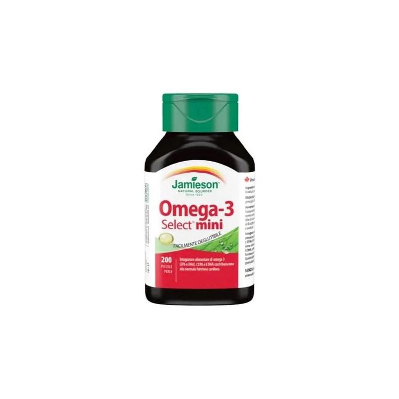 Jamieson Omega-3 Selezionate Mini Perle - Pacco da 200