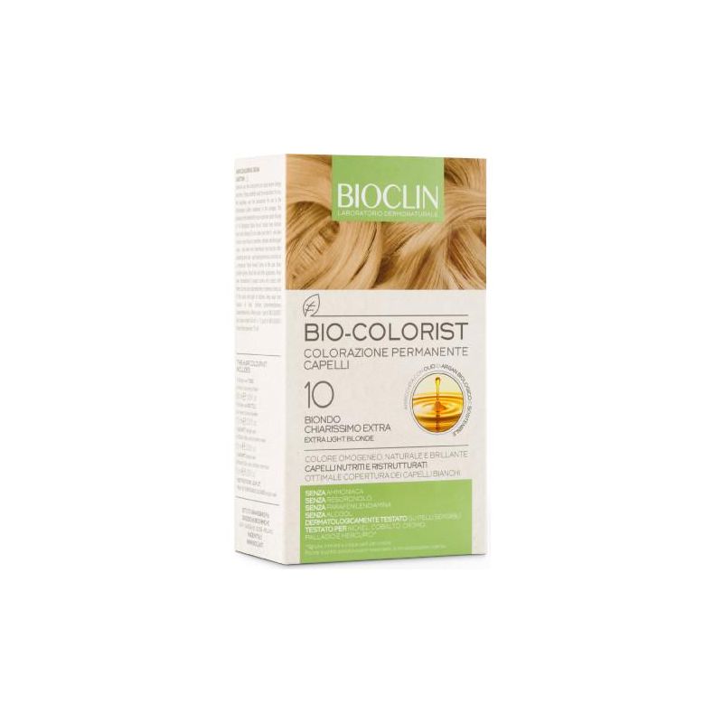 Bioclin Bio Colorist Biondo Chiarissimo Extra 10 - Colore Permanente per Capelli