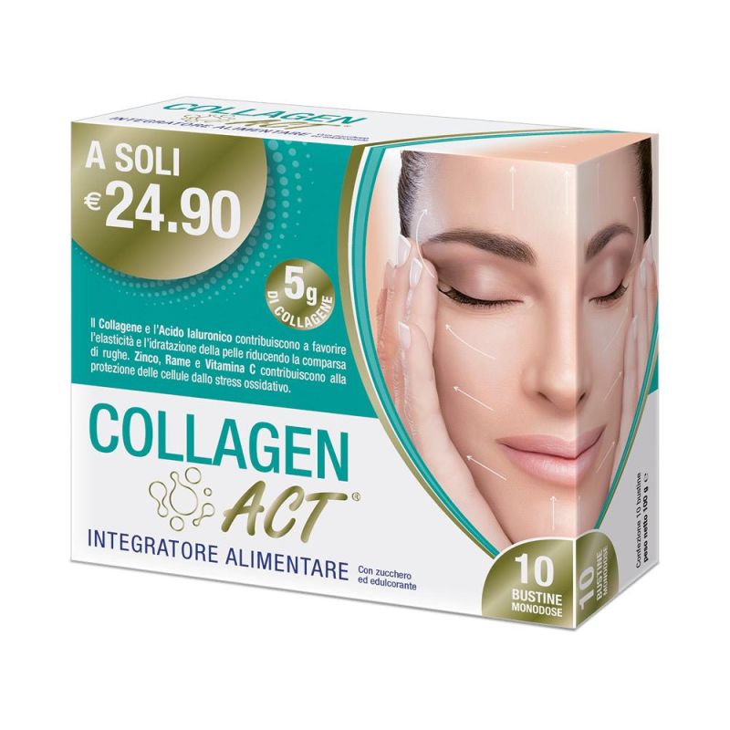 Act 10 Collagen: Monodose Bustine per la Cura della Pelle