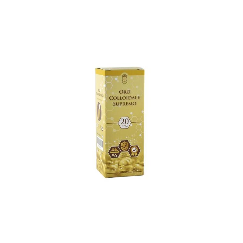 Supremo Oro Colloidale 20PPM - Soluzione da 100ml