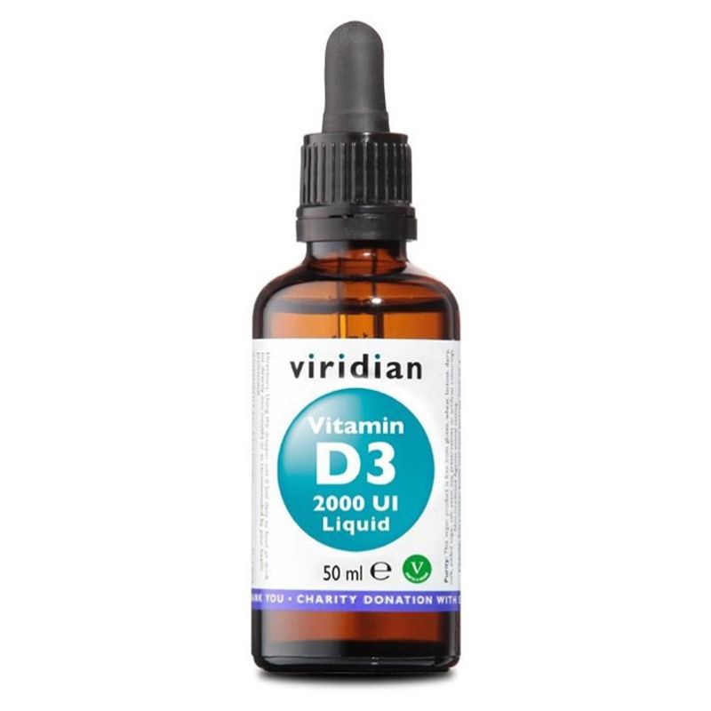 Viridian Vitamin D3 2000UI Liquid Supplement