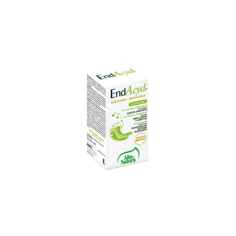 Endacyd - Masticabili da 20 Compresse per Indigestione