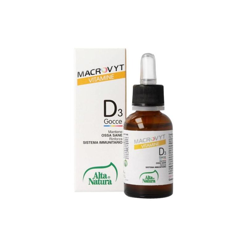 Macrovyt Vitamina D3 in Gocce - Flacone da 30ml