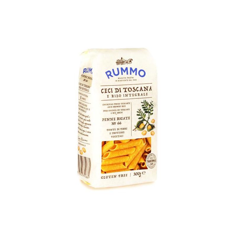 Penne Rigate ai Ceci Rummo - Pasta di Legumi Senza Glutine, 300g