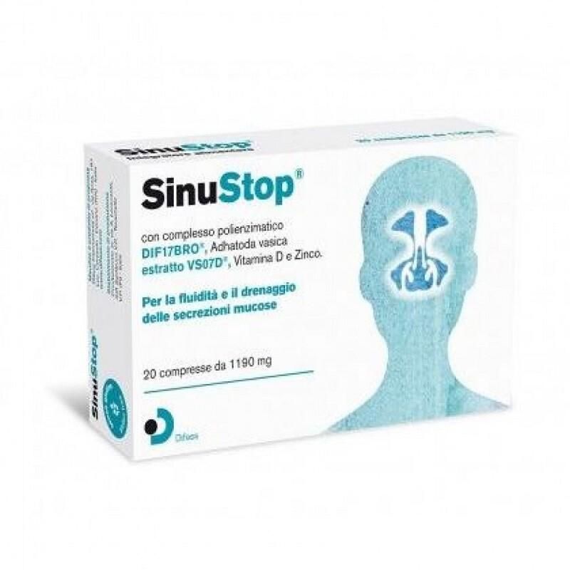 Sinustop - Congestione dei Seni Paranasali - 20 Compresse