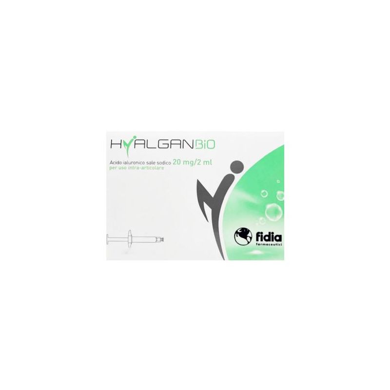 HyalganBio Siringa Intra-Articolare con Acido Ialuronico 20mg, 2ml