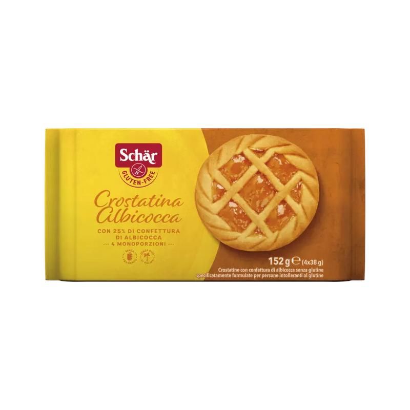 Schar Crostatine Monoporzione alla Albicocca Senza Glutine - 4 Pezzi da 38g