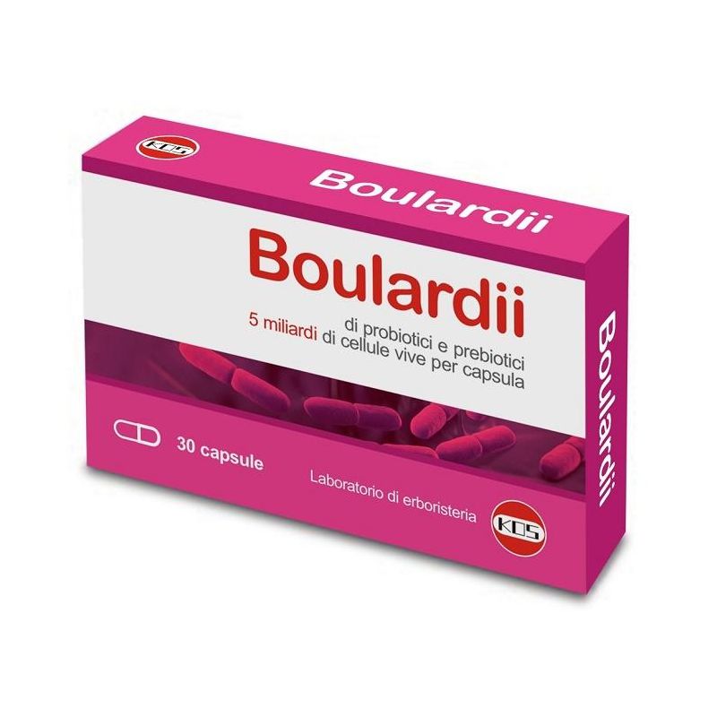 Boulardii Probiotico da 5 Miliardi - Confezione da 30 Capsule