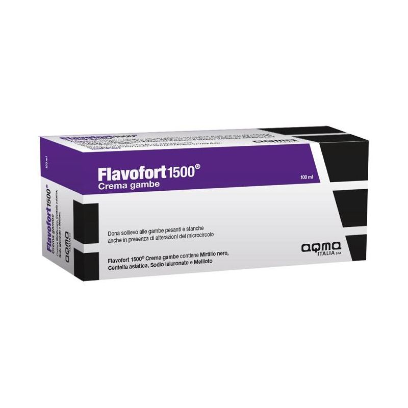 Flavofort 1500 Crema Rinfrescante e Revitalizzante per Gambe - 150 ml
