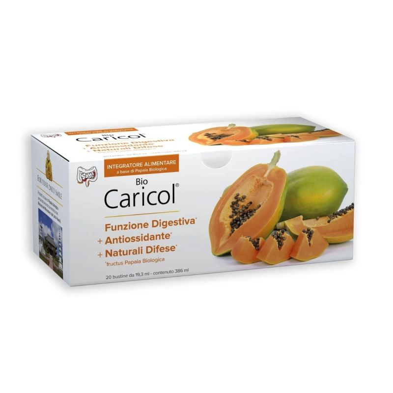 Caricol Mango Biologico in Bustine da 20ml - Confezione da 20 Pezzi