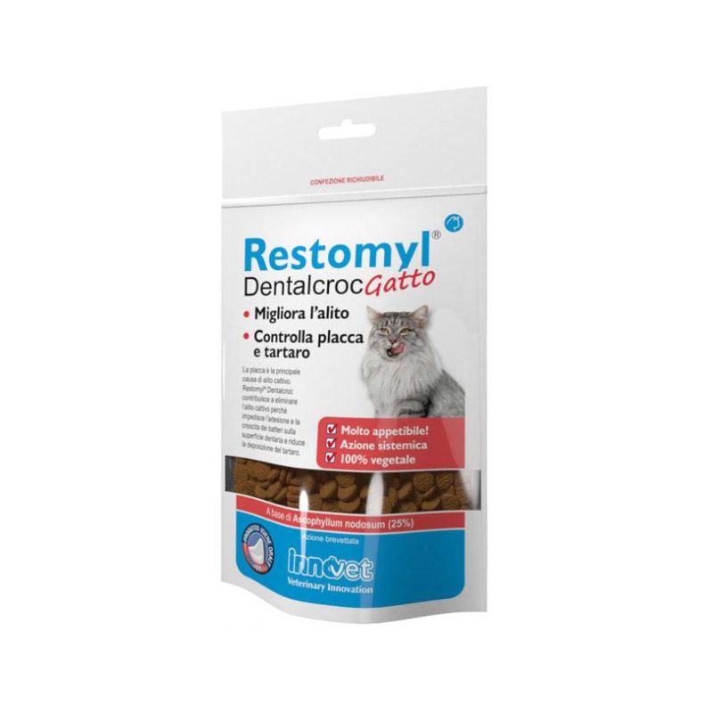 Restomyl DentalCroc Nutritional Support 60g per Gatti