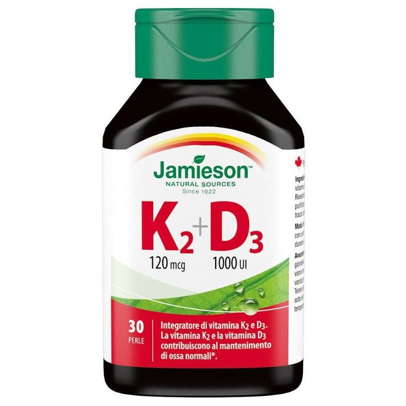 Jamieson K2+D3 Integratore Alimentare - 30 Perle