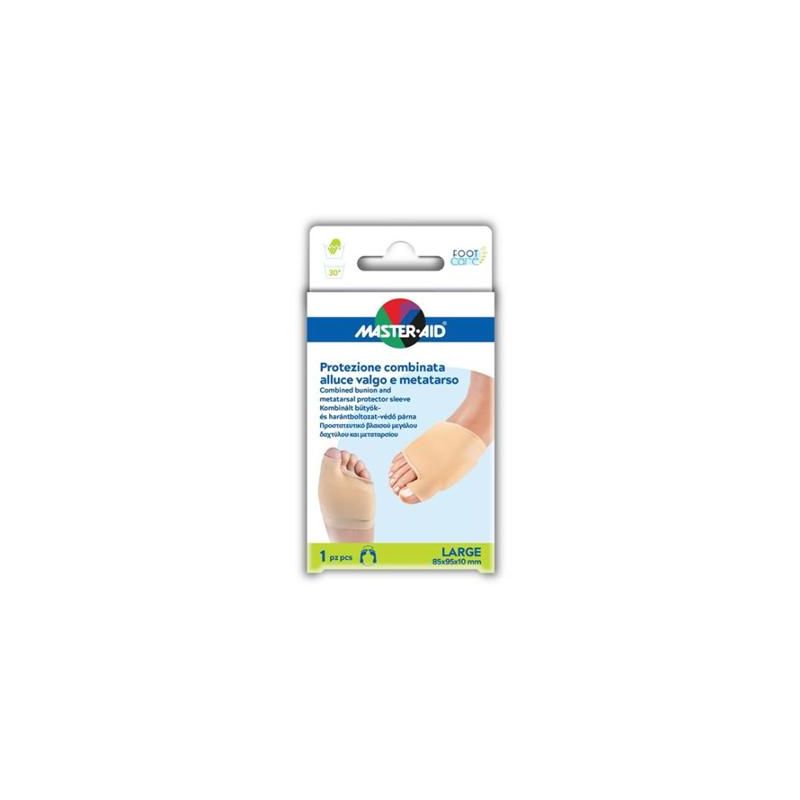 Master Aid Supporto Combinato per Alluce Valgo e Metatarso, 1 Pezzo