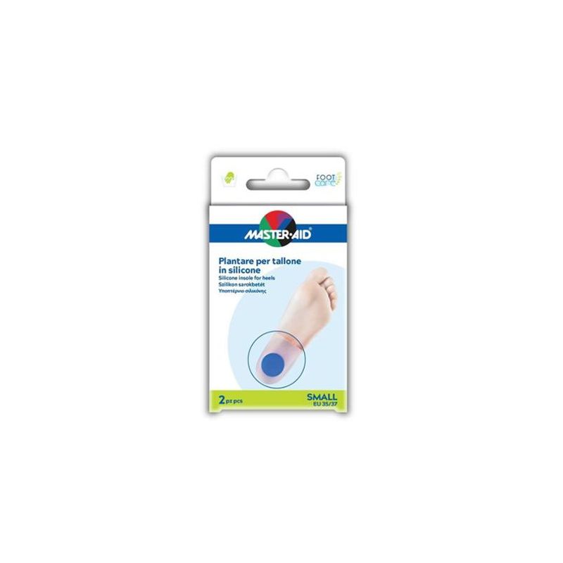 Master Aid Plantare in Silicone per Tallone - Small, 2 Pezzi