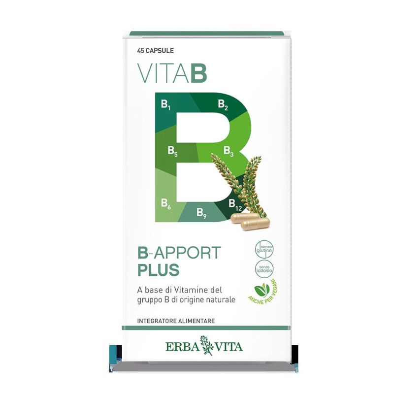 Erba Vita B-Apport Plus - Integratore Nutrizionale in 45 Capsule