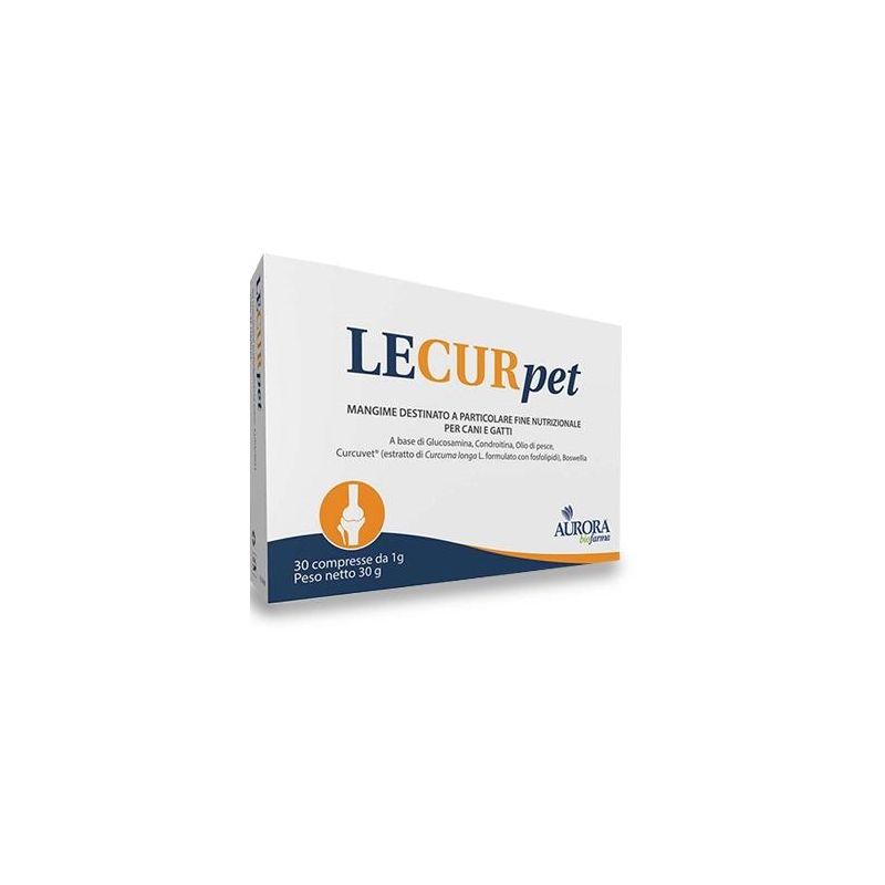Lecurpet Compresse Complementari per Cani e Gatti - Pacco da 30