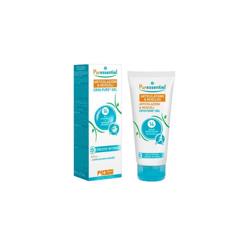 Puressentiel Pure Cryo Gel Rinfrescante per Articolazioni e Muscoli - 80ml