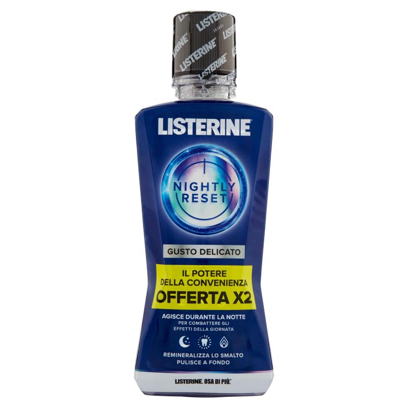 Listerine Nightly Reset Collutorio doppio pack da 400ml