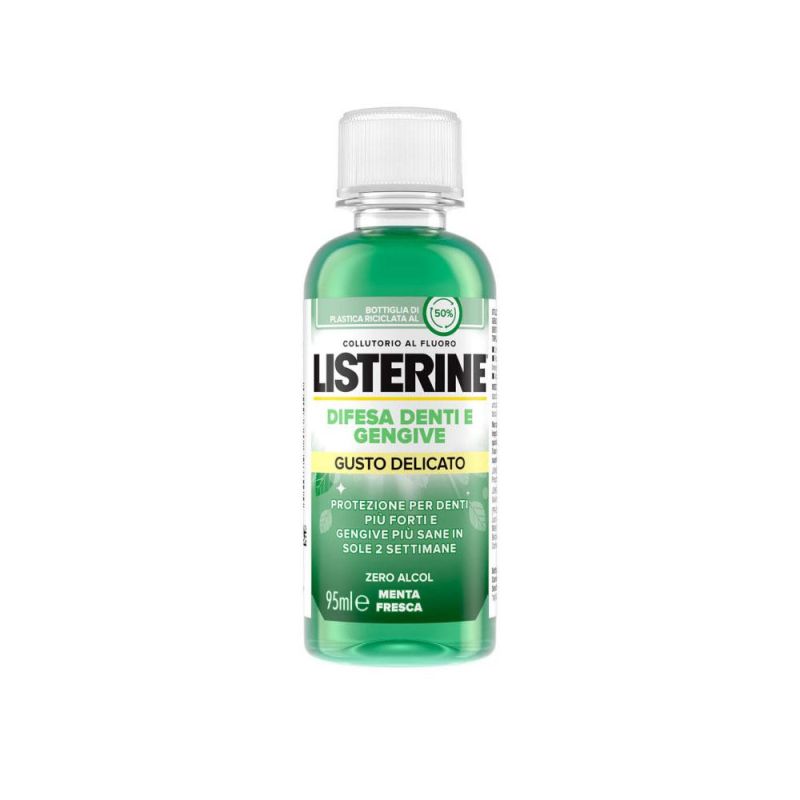 Listerine Delicate Taste Mouthwash per Denti e Gengive - 95ml