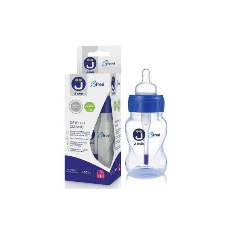 J Bimbi Biberon Anticoliche in Vetro 160ml