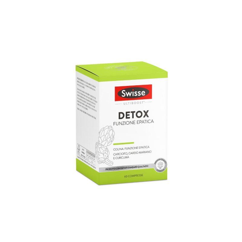 Swisse Detox - Supporto per la Funzione Epatica, 60 Compresse
