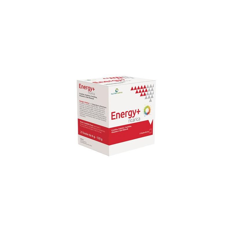 Energy+ Ricarica Intensiva - Pacco da 20 Bustine Energetiche