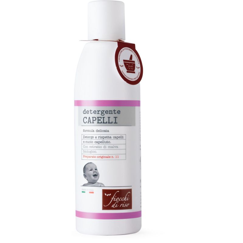 Detergente Delicato per Capelli a base di Fiocchi di Riso, 200ml