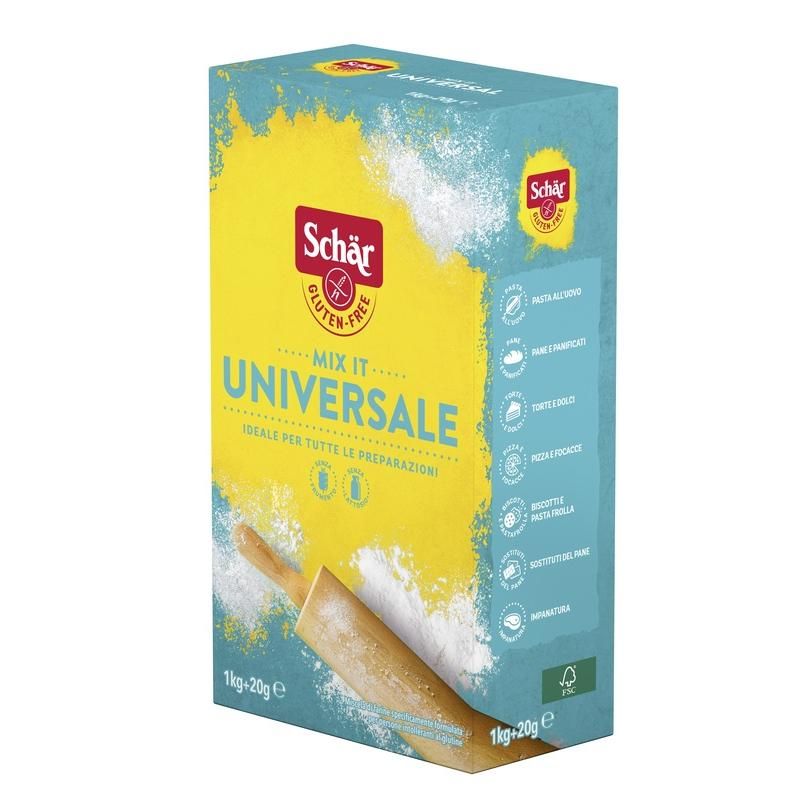 Schar Mix It Farina Universale 1Kg + 20g - Senza Glutine e Lattosio