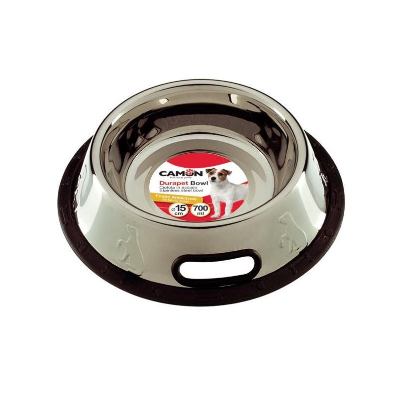Ciotola Antirovesciamento in Acciaio di Camon, 500ml