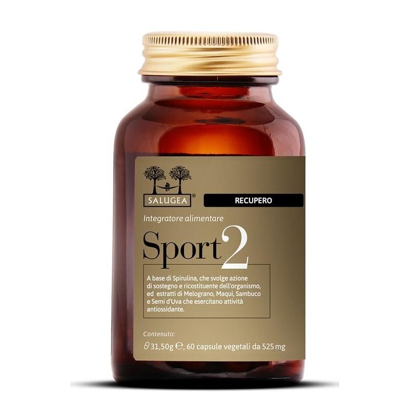 Salugea Sport2 - Integratore per Il Recupero Fisico, 60 Capsule