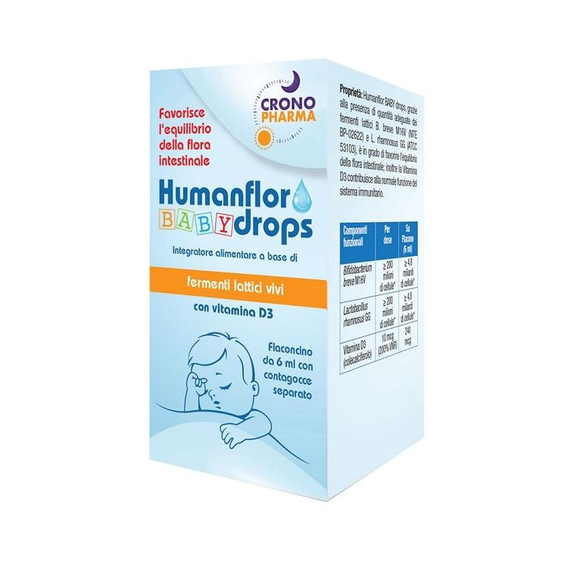 Humanflor Baby Probiotic Drops, 6ml